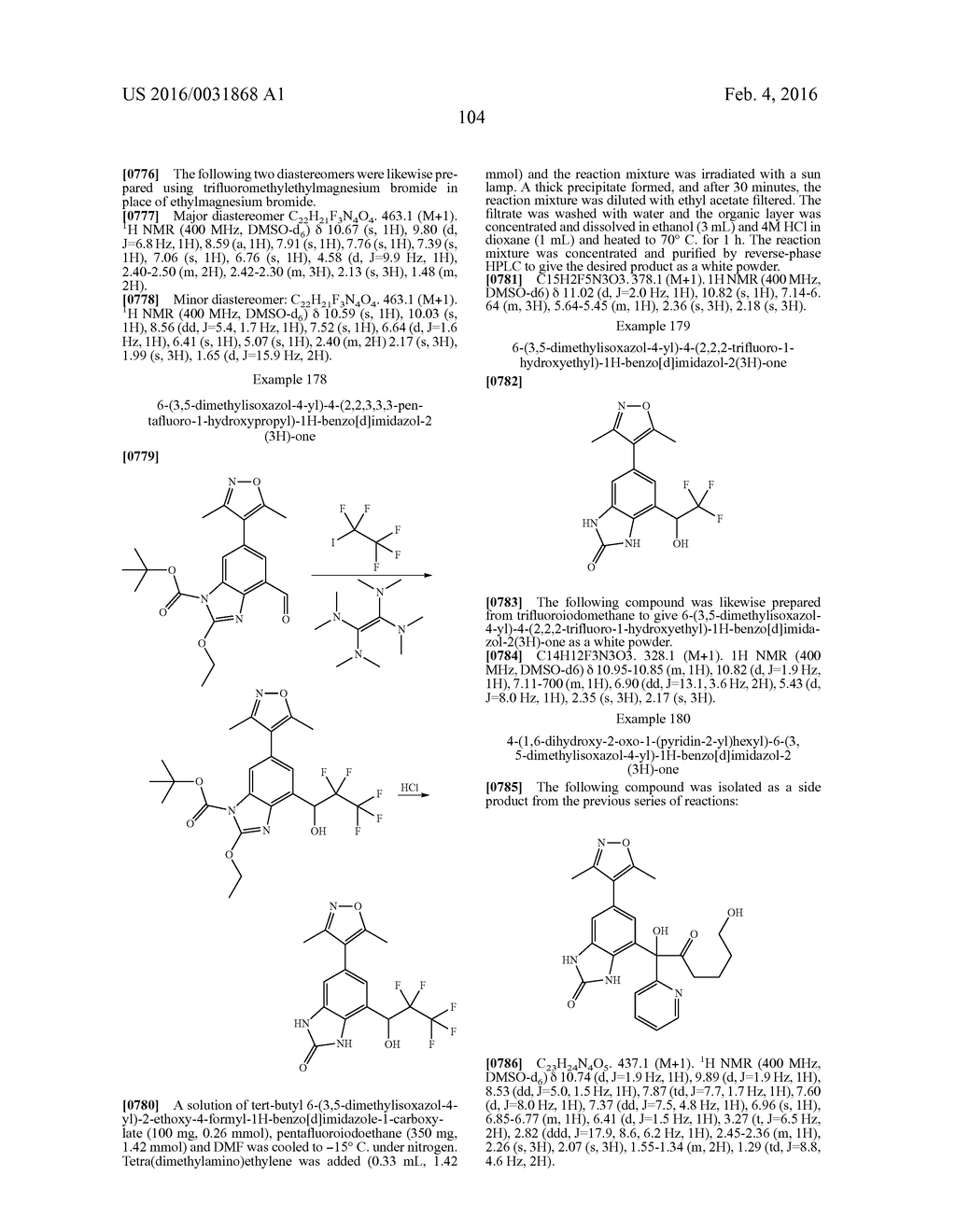 BENZIMIDAZOLONE DERIVATIVES AS BROMODOMAIN INHIBITORS - diagram, schematic, and image 105