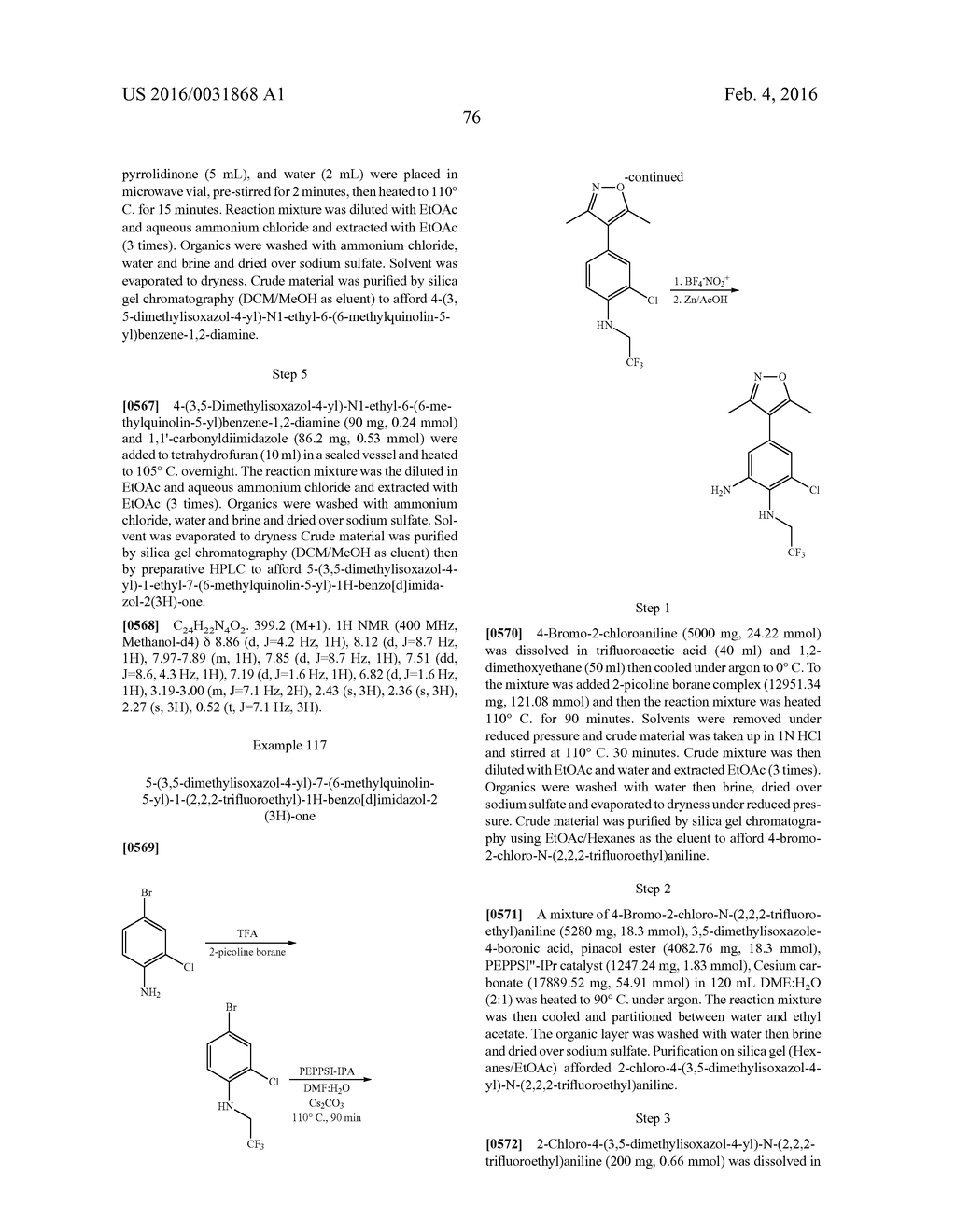 BENZIMIDAZOLONE DERIVATIVES AS BROMODOMAIN INHIBITORS - diagram, schematic, and image 77