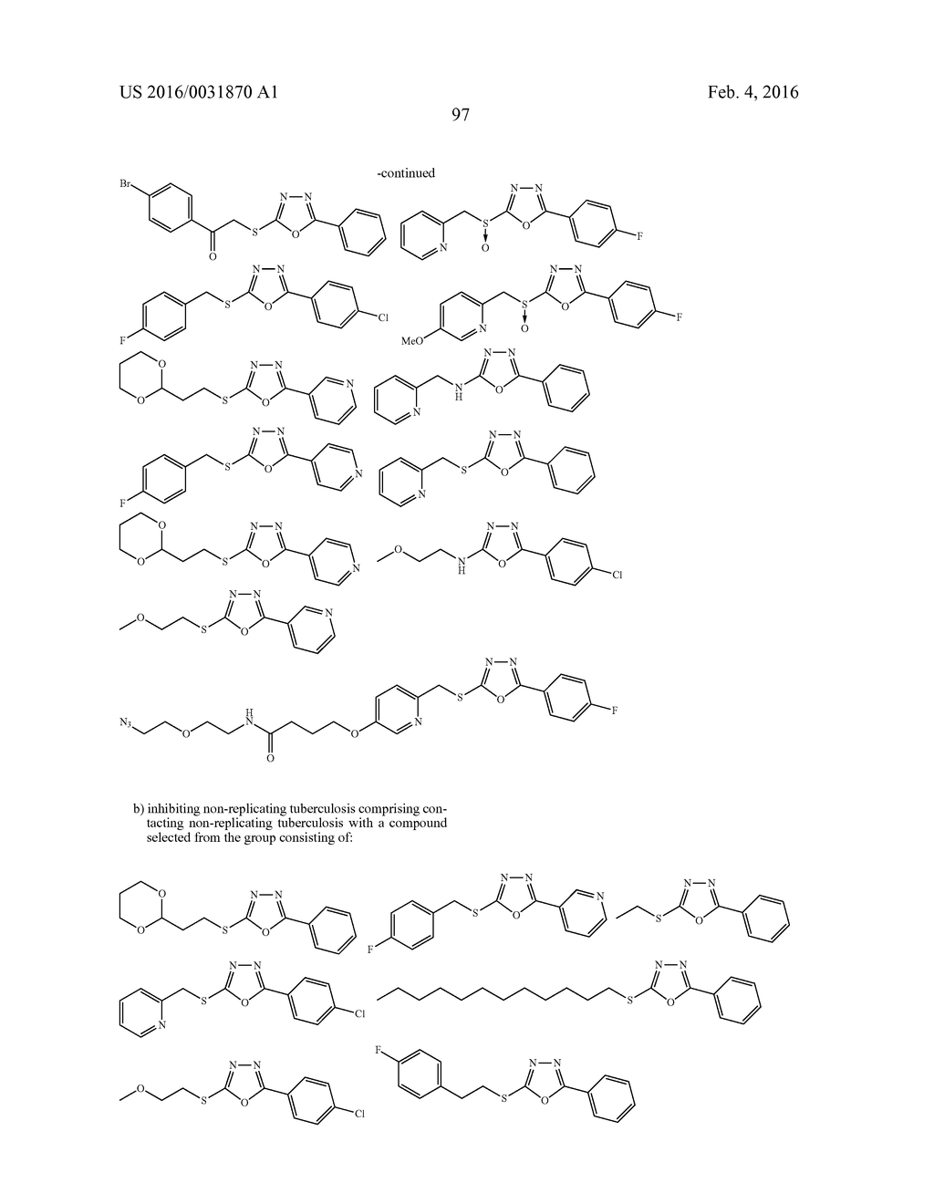 COMPOUNDS FOR THE TREATMENT OF TUBERCULOSIS - diagram, schematic, and image 98