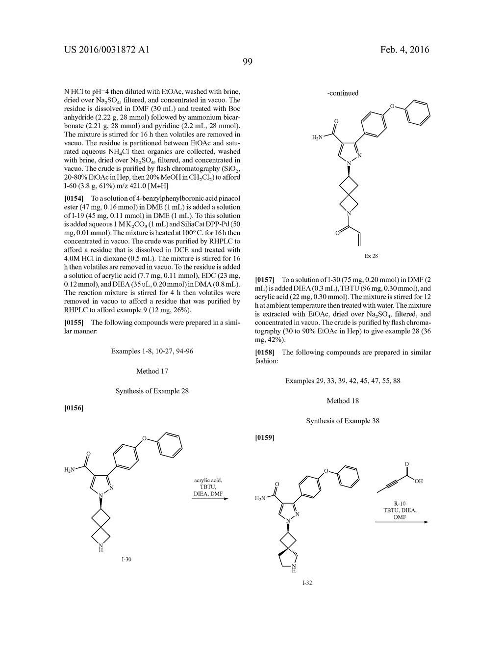 HETEROAROMATIC COMPOUNDS AS BTK INHIBITORS - diagram, schematic, and image 100