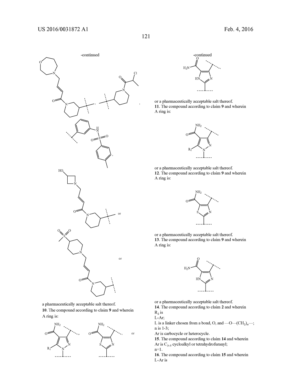 HETEROAROMATIC COMPOUNDS AS BTK INHIBITORS - diagram, schematic, and image 122