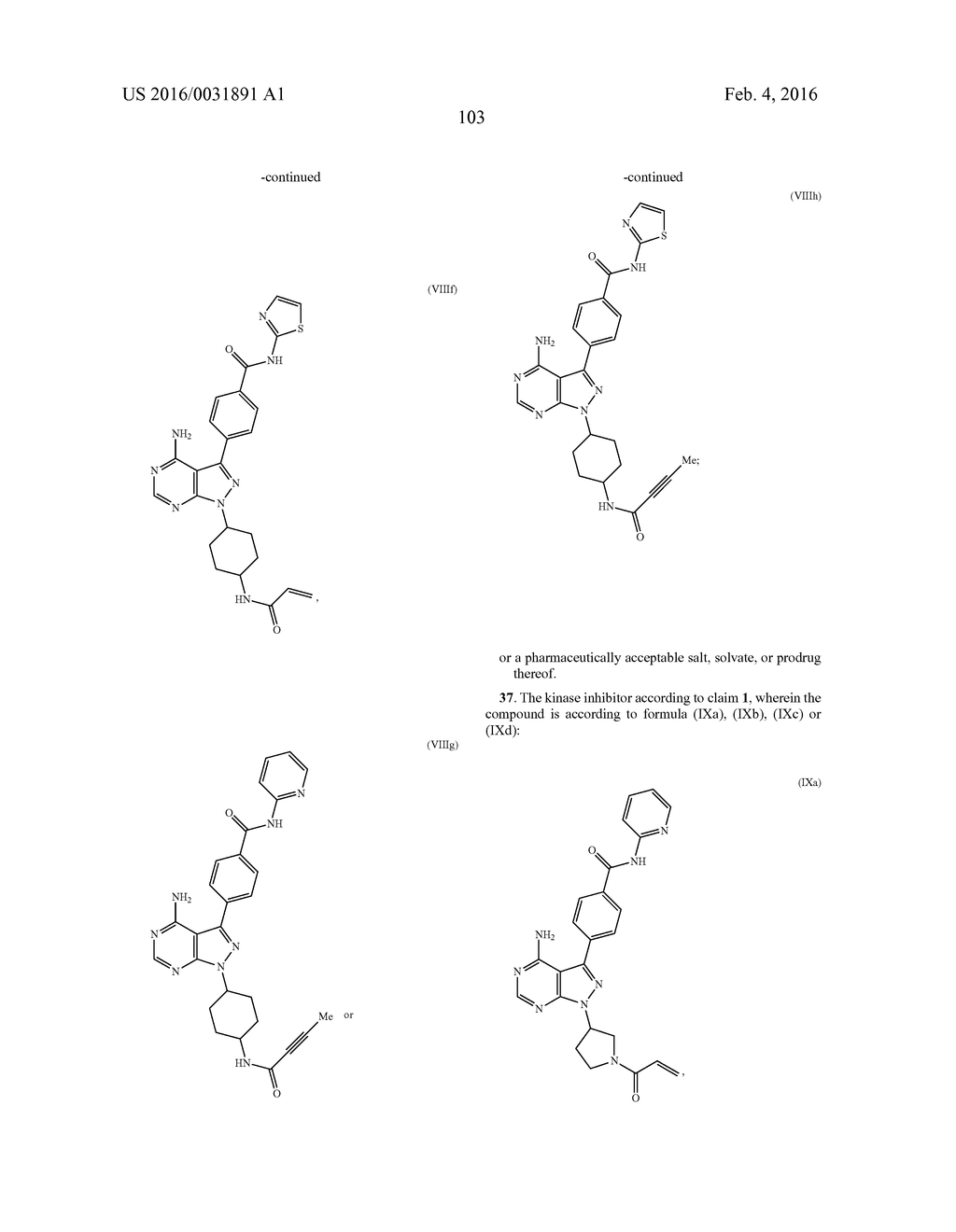 INHIBITORS OF BRUTON'S TYROSINE KINASE - diagram, schematic, and image 104