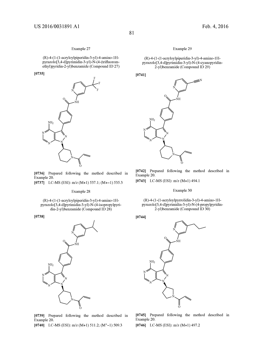 INHIBITORS OF BRUTON'S TYROSINE KINASE - diagram, schematic, and image 82