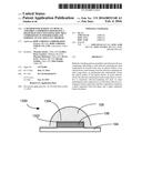 A METHOD FOR MAKING AN OPTICAL ASSEMBLY COMPRISING DEPOSITING A SOLID     SILICONE-CONTAINING HOT MELT COMPOSITION IN POWDER FORM AND FORMING AN     ENCAPSULANT THEREOF diagram and image