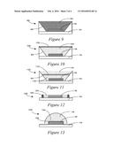 A METHOD FOR MAKING AN OPTICAL ASSEMBLY COMPRISING DEPOSITING A SOLID     SILICONE-CONTAINING HOT MELT COMPOSITION IN POWDER FORM AND FORMING AN     ENCAPSULANT THEREOF diagram and image