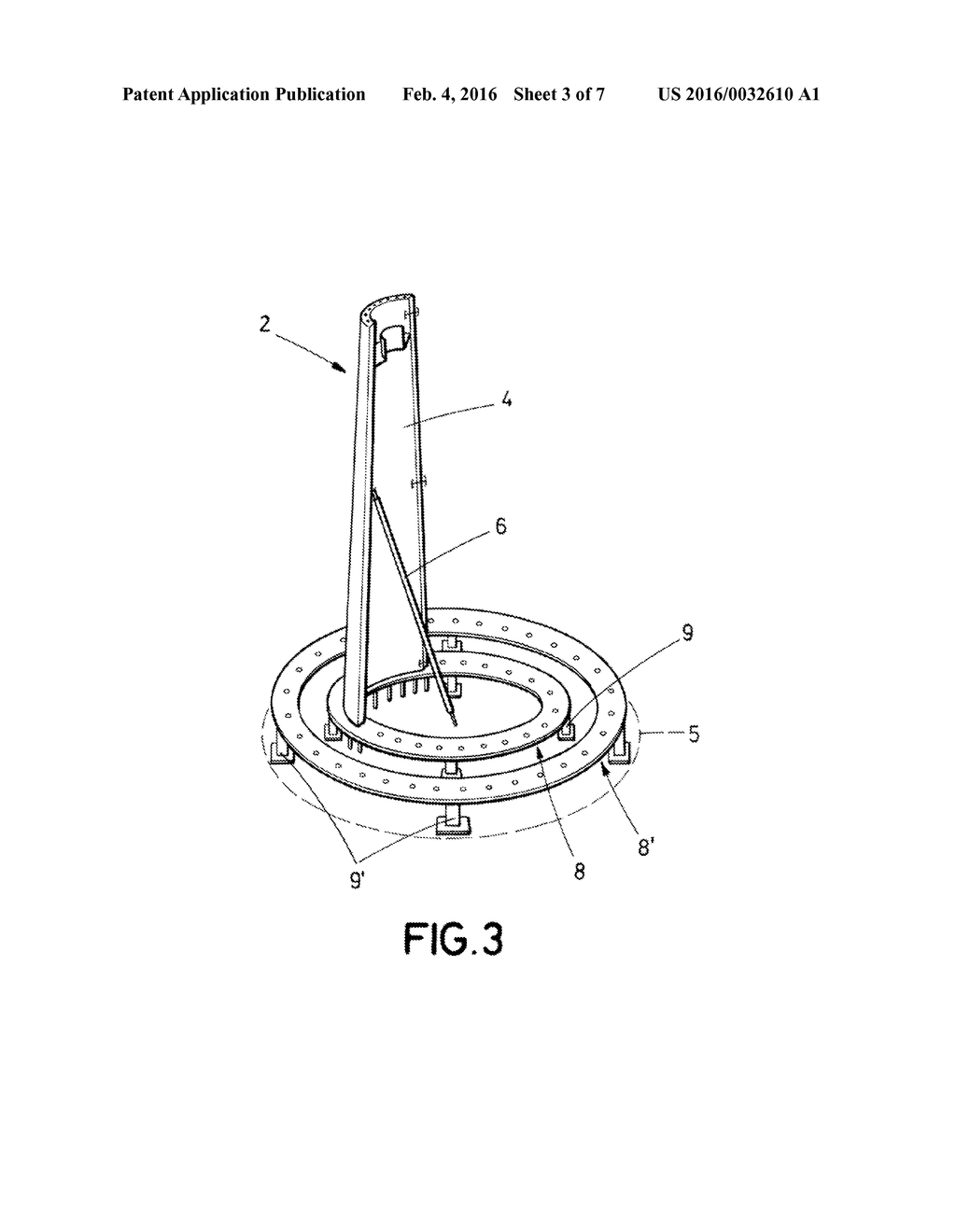 Method for Assembling Decreasing Section Concrete Towers for Wind Turbines     and Associated Wind Turbines - diagram, schematic, and image 04