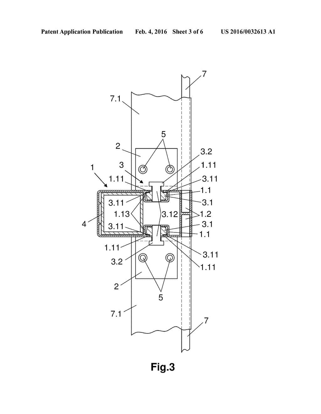 PANEL SECURING MECHANISM FOR A GAME COURT ENCLOSURE - diagram, schematic, and image 04