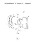 CYLINDER LOCK INCLUDING MULTIPLE COOPERATING SIDEBARS FOR CONTROLLING THE     LOCK diagram and image