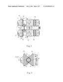 DUAL-SHAFT SYNCHRONOUS TRANSMISSION FIXING DEVICE diagram and image