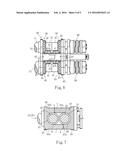 DUAL-SHAFT SYNCHRONOUS TRANSMISSION FIXING DEVICE diagram and image