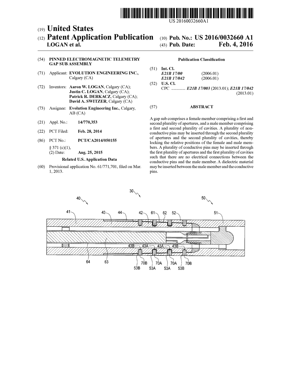 PINNED ELECTROMAGNETIC TELEMETRY GAP SUB ASSEMBLY - diagram, schematic, and image 01