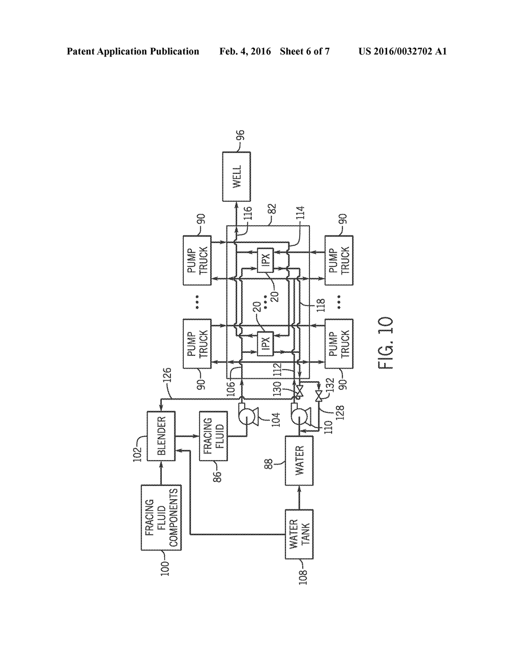 SYSTEM AND METHOD FOR UTILIZING INTEGRATED PRESSURE EXCHANGE MANIFOLD IN     HYDRAULIC FRACTURING - diagram, schematic, and image 07