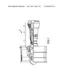 GAS TURBINE ENGINE WITH AXIAL COMPRESSOR WITH  INTERNAL COOLING PATHWAYS diagram and image