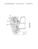 GAS TURBINE ENGINE WITH AXIAL COMPRESSOR WITH  INTERNAL COOLING PATHWAYS diagram and image