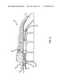 GAS TURBINE ENGINE WITH AXIAL COMPRESSOR WITH  INTERNAL COOLING PATHWAYS diagram and image