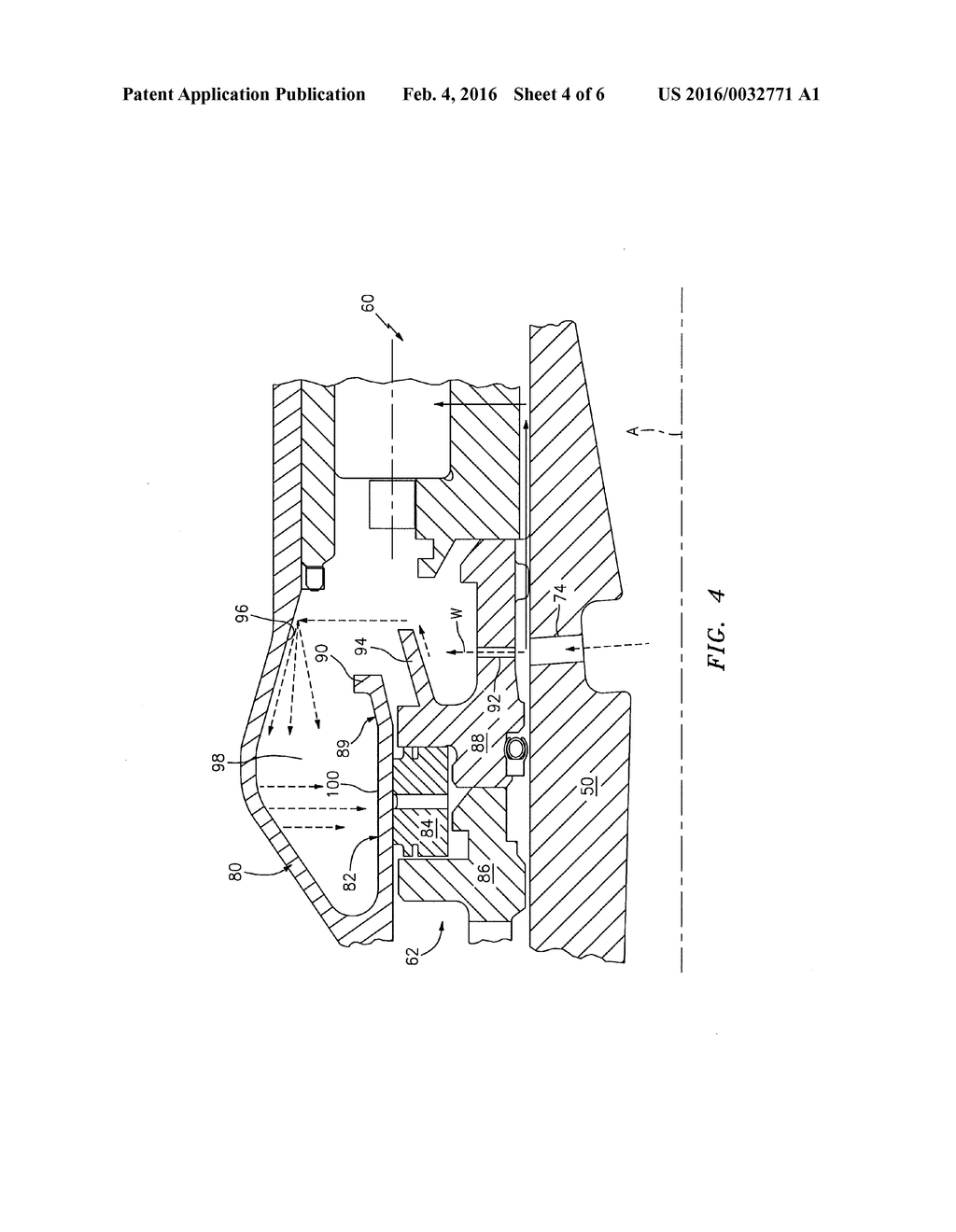 FLUID-COOLED SEAL ARRANGEMENT FOR A GAS TURBINE ENGINE - diagram, schematic, and image 05