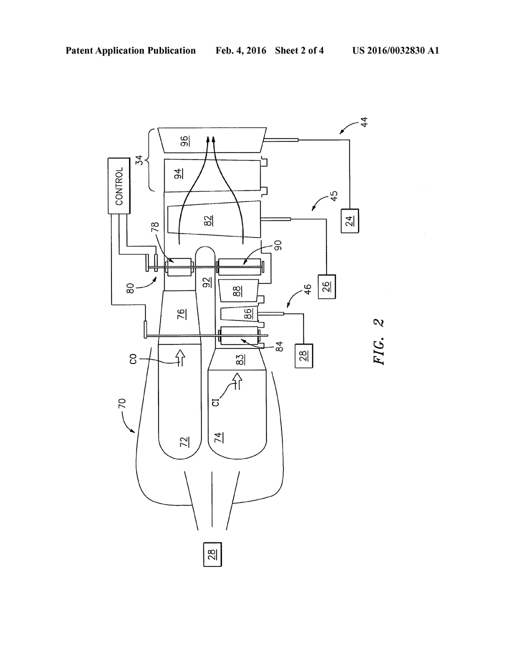 GAS TURBINE ENGINE ARCHITECTURE WITH NESTED CONCENTRIC COMBUSTOR - diagram, schematic, and image 03