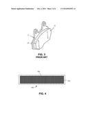 Light Weight Backing Plate for a Brake Pad diagram and image