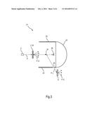 LIGHTING DEVICE WITH A PHOSPHOR BODY SPACED APART FROM A LIGHT SOURCE diagram and image