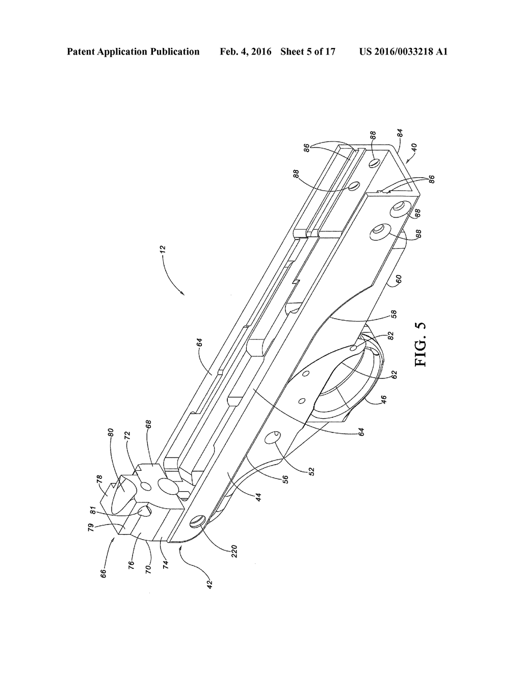 SEMIAUTOMATIC FIREARM - diagram, schematic, and image 06