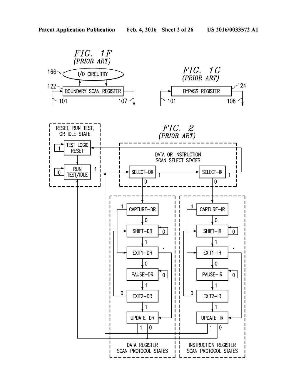 DUAL MODE TEST ACCESS PORT METHOD AND APPARATUS - diagram, schematic, and image 03