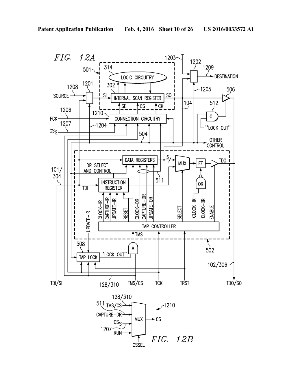 DUAL MODE TEST ACCESS PORT METHOD AND APPARATUS - diagram, schematic, and image 11