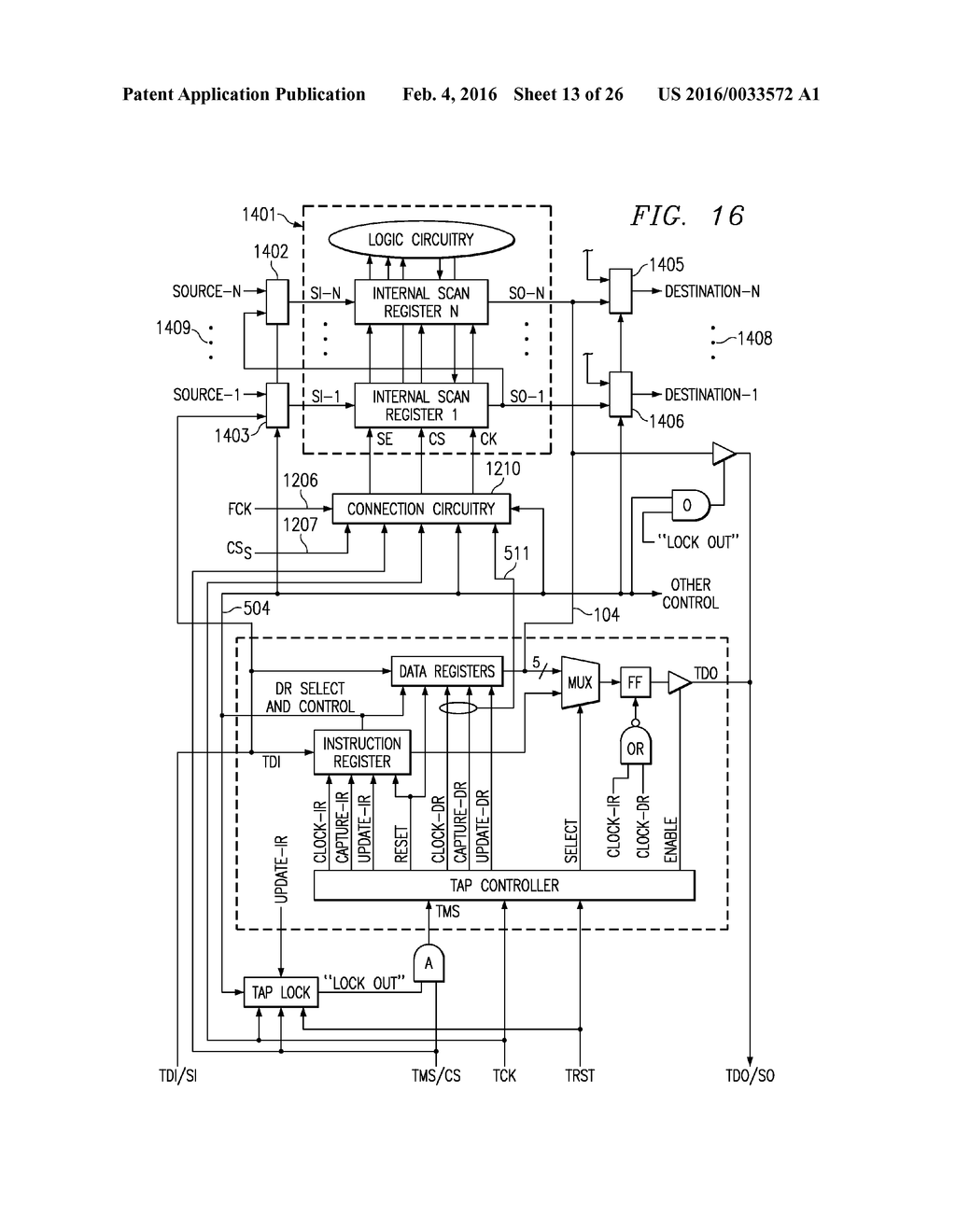 DUAL MODE TEST ACCESS PORT METHOD AND APPARATUS - diagram, schematic, and image 14