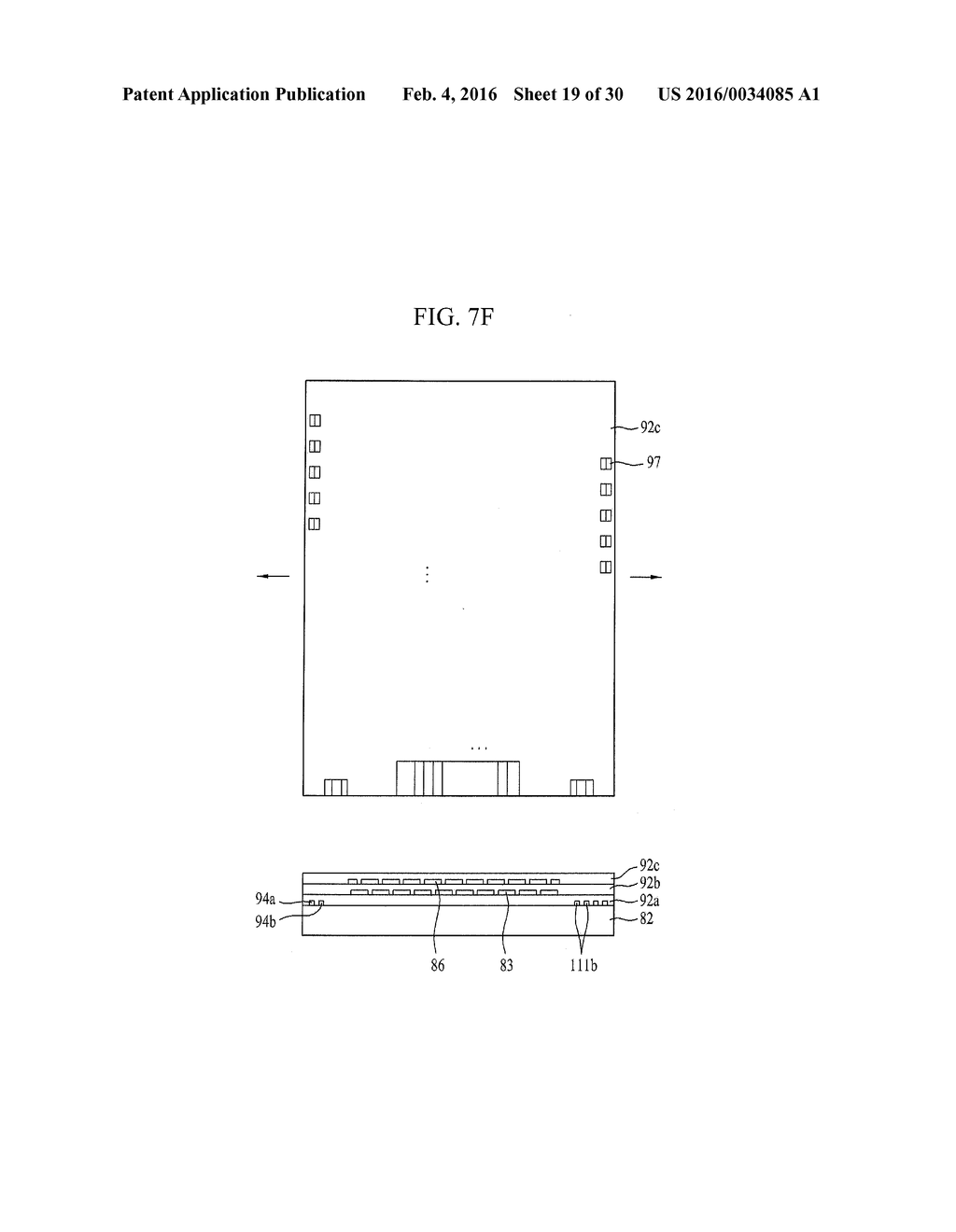 LIQUID CRYSTAL DISPLAY DEVICE HAVING TOUCH AND THREE-DIMENSIONAL DISPLAY     FUNCTIONS AND METHOD FOR MANUFACTURING THE SAME - diagram, schematic, and image 20