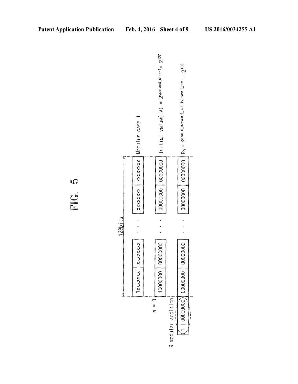 Arithmetic Devices, Montgomery Parameter Calculation Method and Modular     Multiplication Method Thereof - diagram, schematic, and image 05