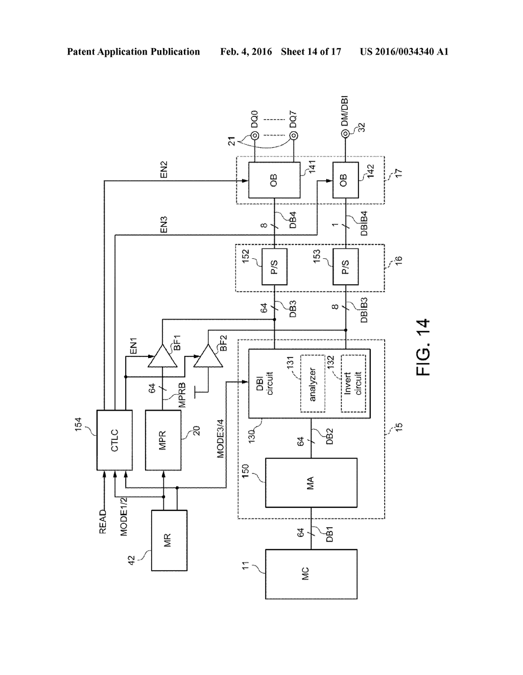 APPARATUSES AND METHODS FOR FIXING A LOGIC LEVEL OF AN INTERNAL SIGNAL     LINE - diagram, schematic, and image 15