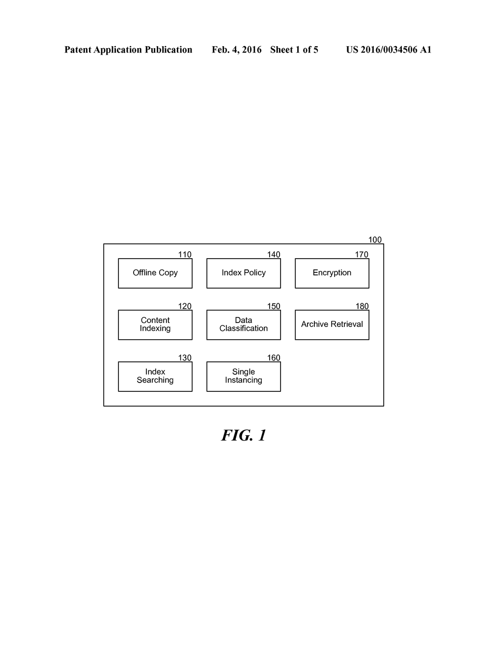 METHOD AND SYSTEM FOR OFFLINE INDEXING OF CONTENT AND CLASSIFYING STORED     DATA - diagram, schematic, and image 02