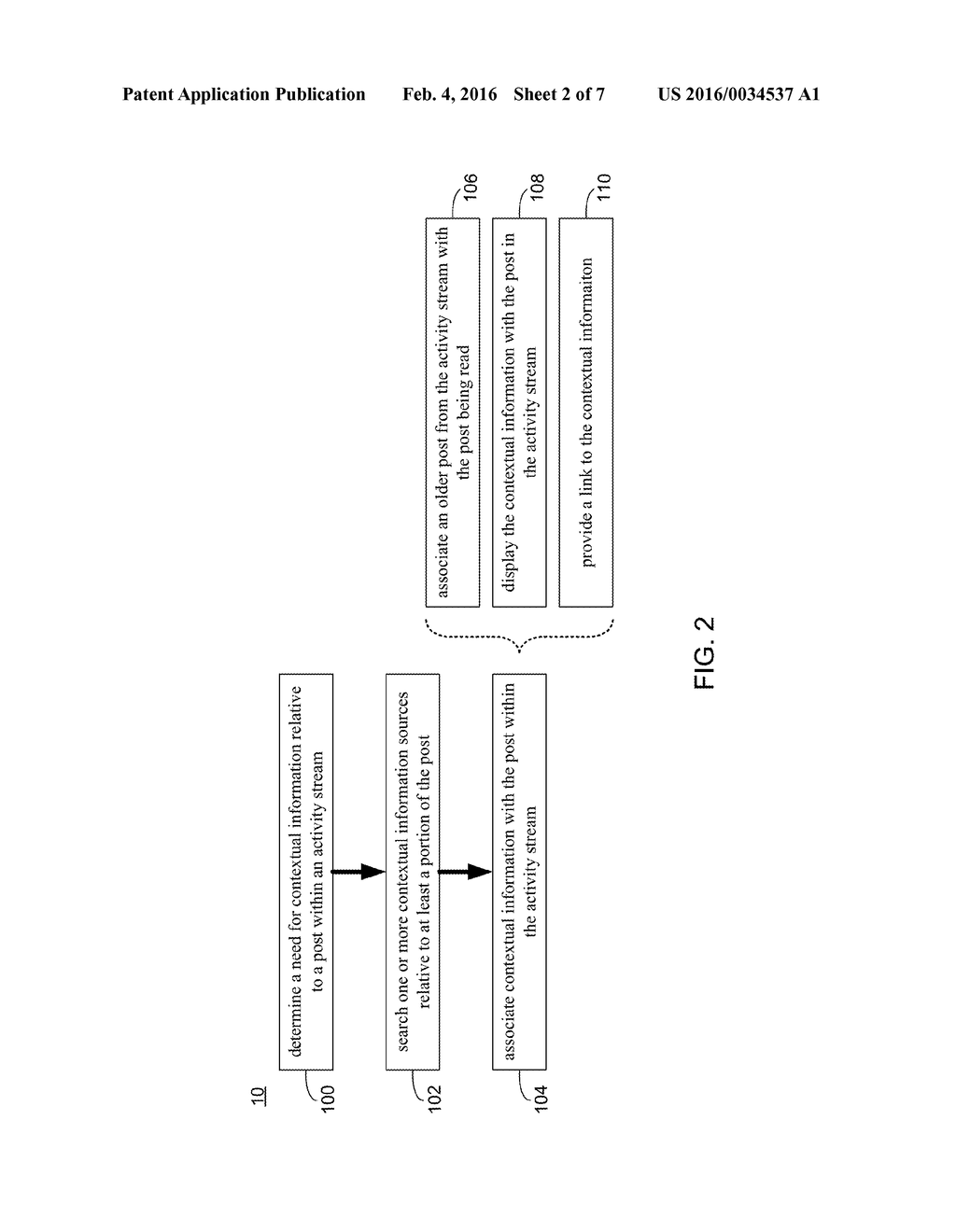 PROVIDING CONTEXT IN ACTIVITY STREAMS - diagram, schematic, and image 03