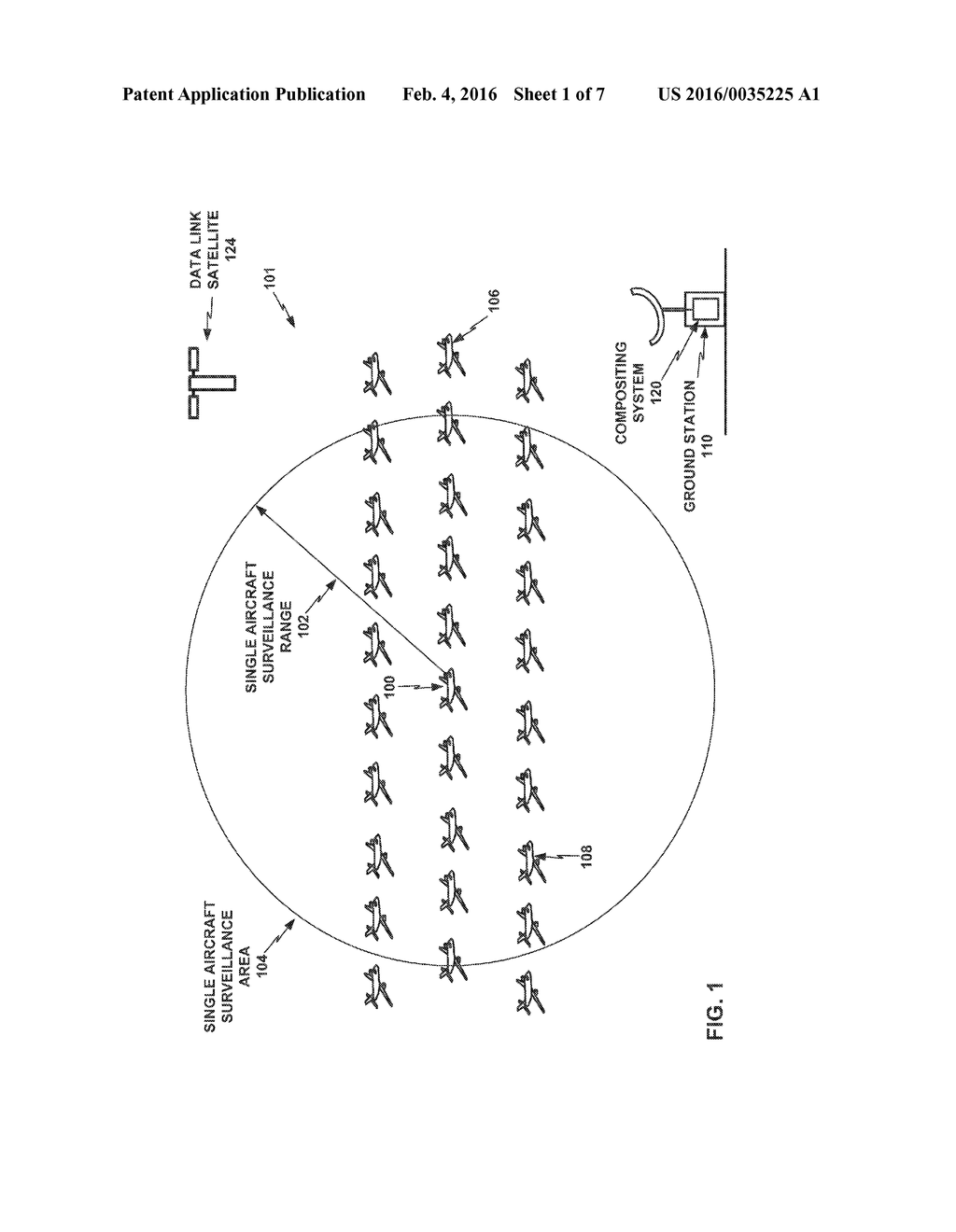 REMOTE AIR TRAFFIC SURVEILLANCE DATA COMPOSITING BASED ON DATALINKED RADIO     SURVEILLANCE - diagram, schematic, and image 02