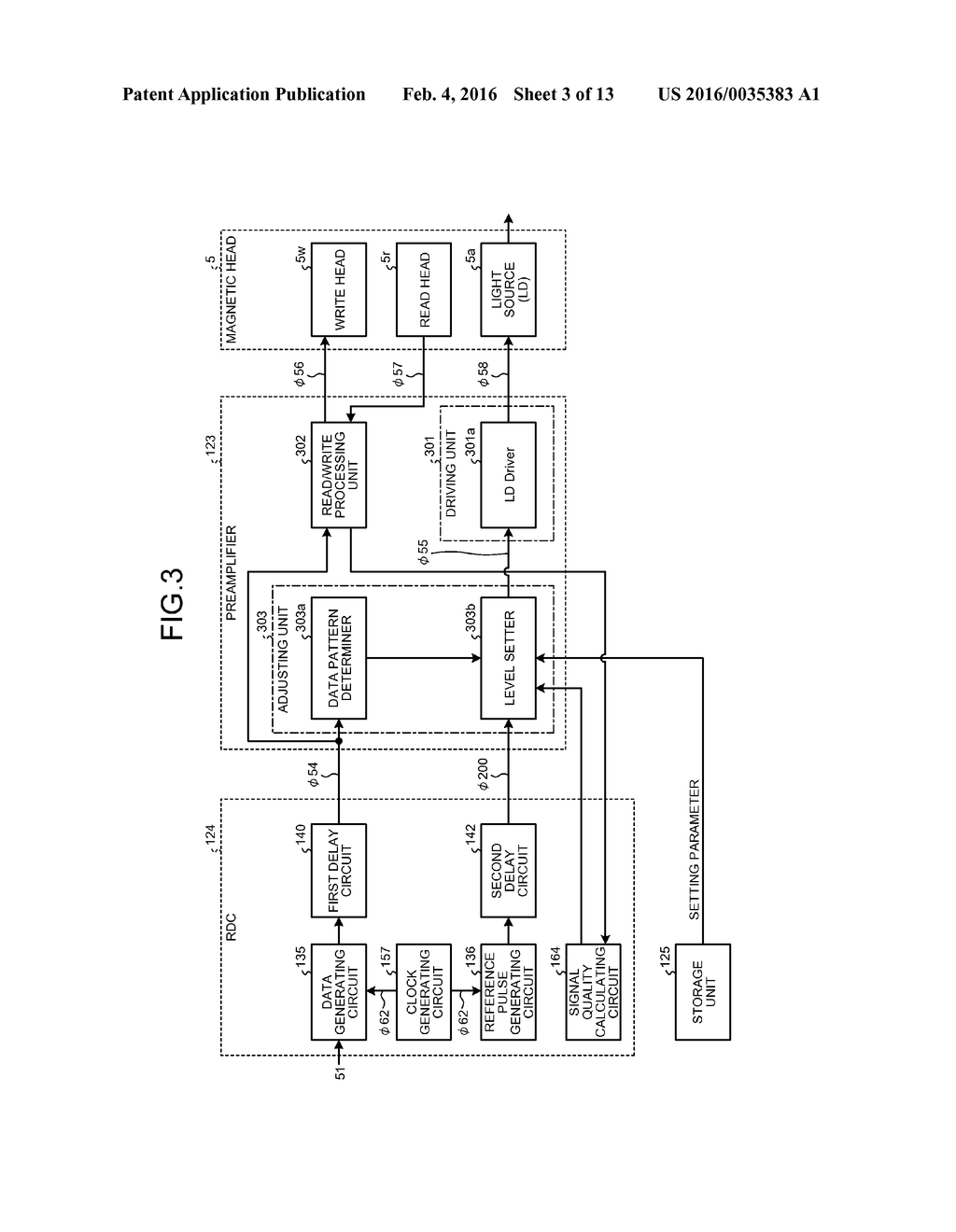 THERMAL-ASSISTED MAGNETIC RECORDING DEVICE CAPABLE OF WRITING MAGNETIC     PATTERNS ON LOWER MULTI-STEP DRIVING SIGNALS - diagram, schematic, and image 04