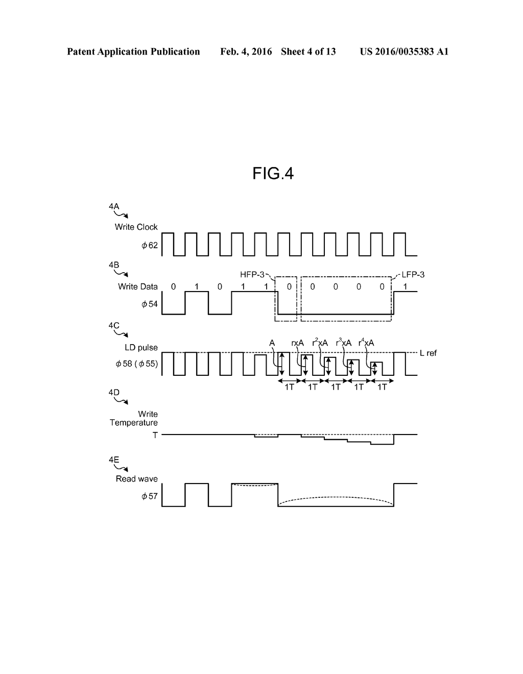 THERMAL-ASSISTED MAGNETIC RECORDING DEVICE CAPABLE OF WRITING MAGNETIC     PATTERNS ON LOWER MULTI-STEP DRIVING SIGNALS - diagram, schematic, and image 05