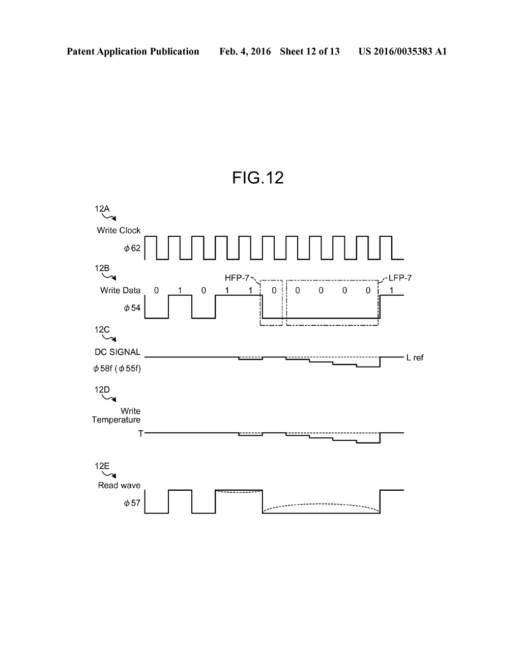 THERMAL-ASSISTED MAGNETIC RECORDING DEVICE CAPABLE OF WRITING MAGNETIC     PATTERNS ON LOWER MULTI-STEP DRIVING SIGNALS - diagram, schematic, and image 13