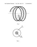 THE METHOD OF PRODUCING SELF-ROLLING ELONGATE ELEMENT, IN PARTICULAR AN     ELECTRIC CABLE AND SELF-ROLLING ELONGATE ELEMENT, IN PARTICULAR AN     ELECTRIC CABLE diagram and image