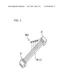 COAXIAL CABLE AND WIRING HARNESS USING SAME diagram and image