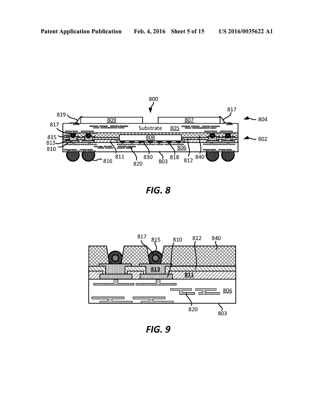 PACKAGE ON PACKAGE (PoP) INTEGRATED DEVICE COMPRISING A PLURALITY OF     SOLDER RESIST LAYERS - diagram, schematic, and image 06