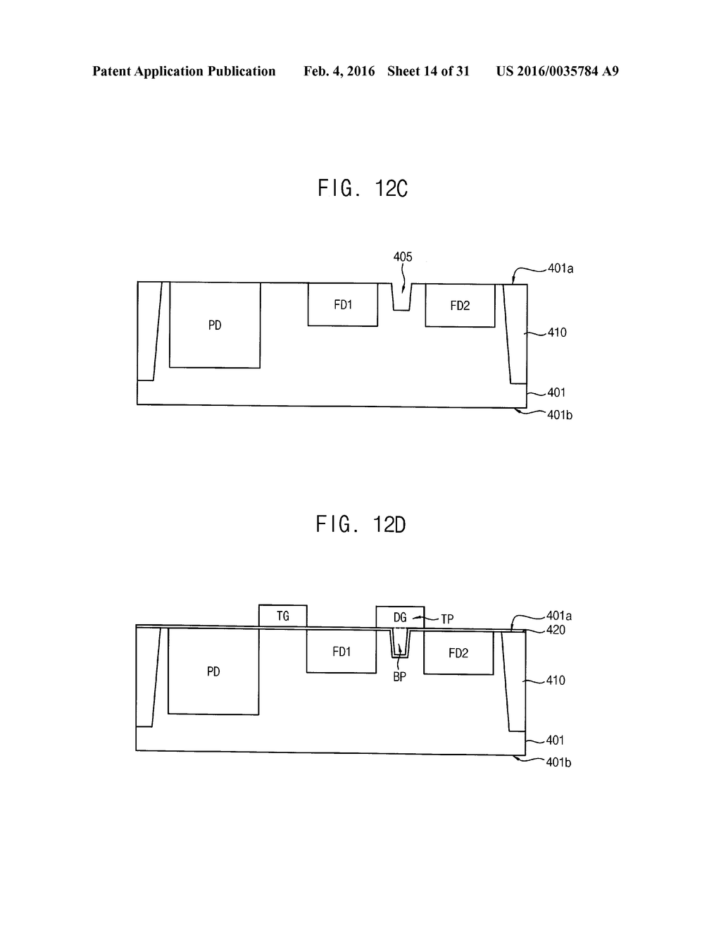 UNIT PIXEL OF IMAGE SENSOR, IMAGE SENSOR INCLUDING THE SAME AND METHOD OF     MANUFACTURING IMAGE SENSOR - diagram, schematic, and image 15