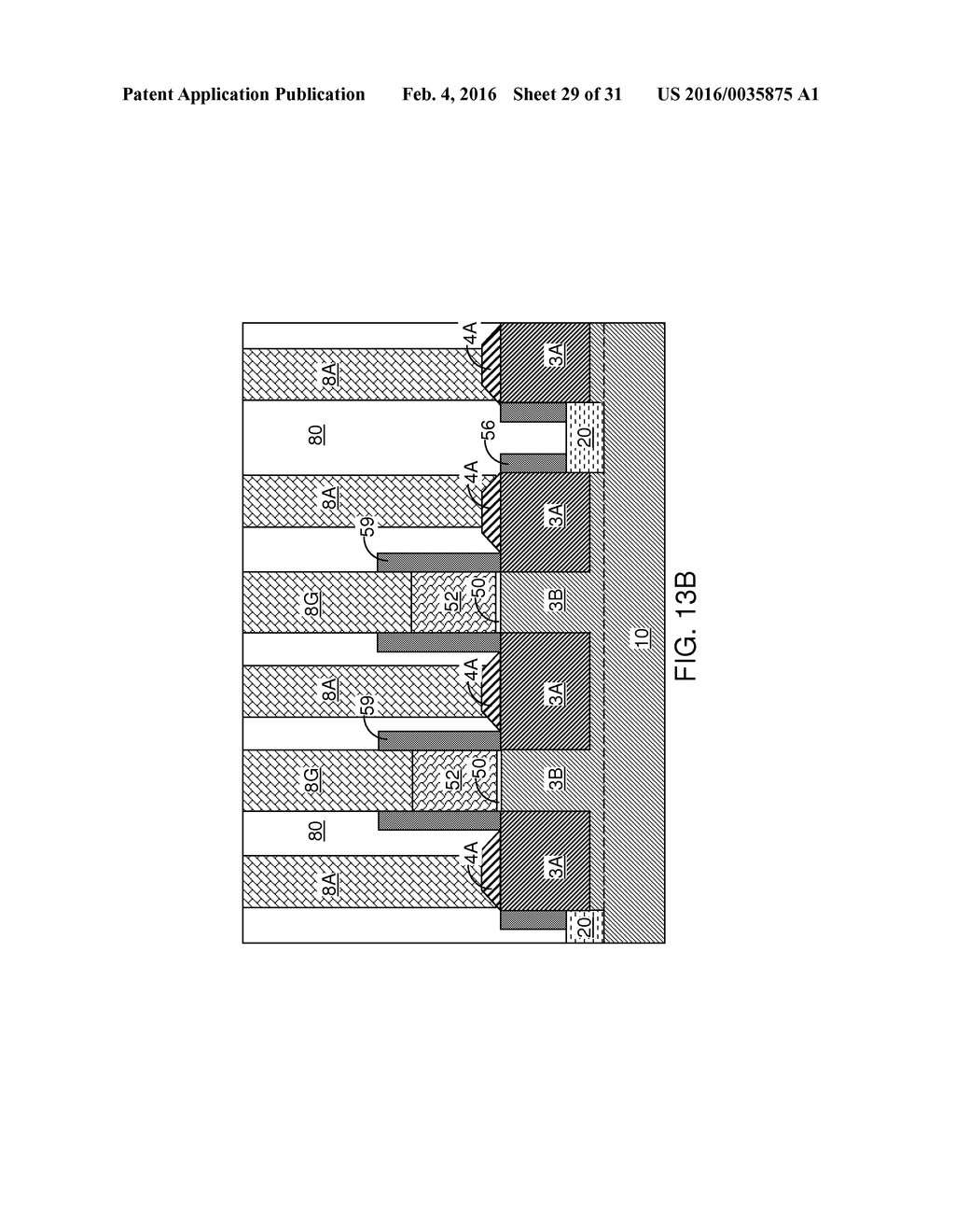 FIN END SPACER FOR PREVENTING MERGER OF RAISED ACTIVE REGIONS - diagram, schematic, and image 30