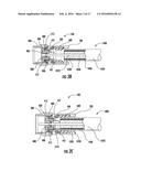 COAXIAL CABLE CONNECTORS WITH CONDUCTOR RETAINING MEMBERS diagram and image