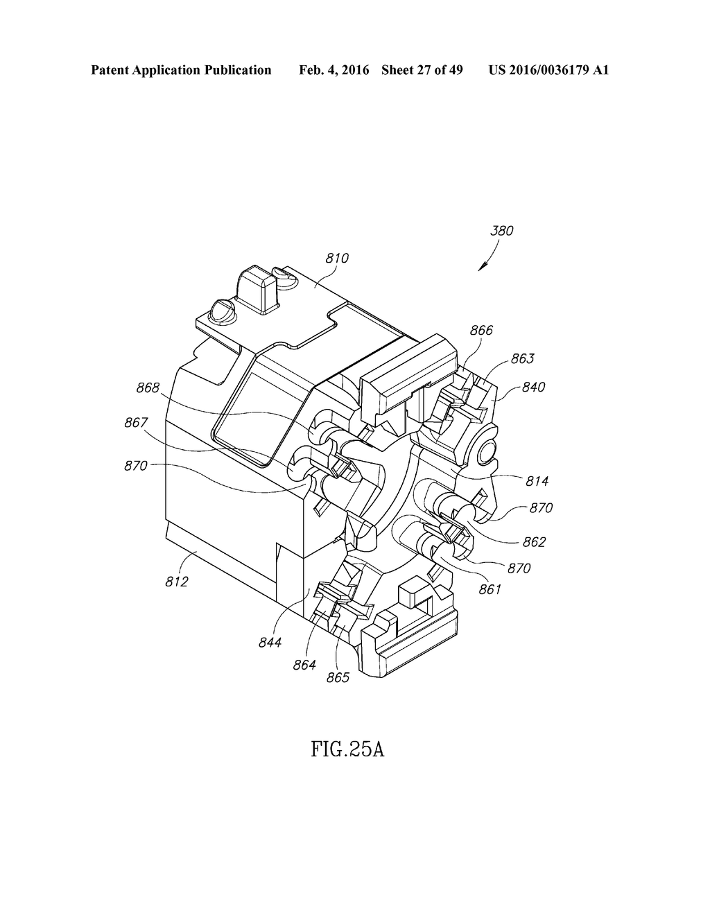 COMMUNICATION OUTLET WITH SHUTTER MECHANISM AND WIRE MANAGER - diagram, schematic, and image 28