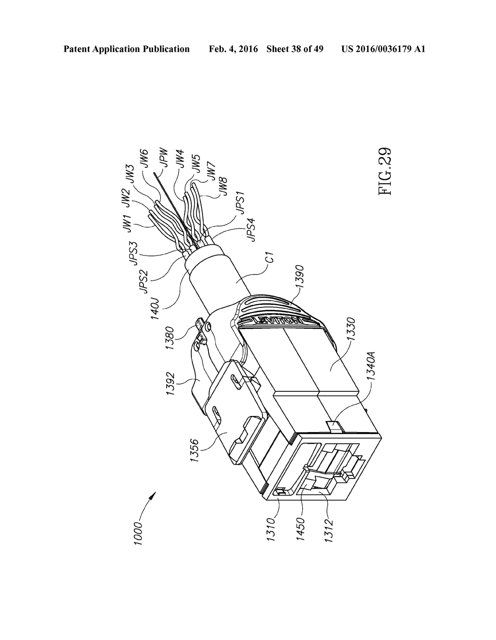 COMMUNICATION OUTLET WITH SHUTTER MECHANISM AND WIRE MANAGER - diagram, schematic, and image 39