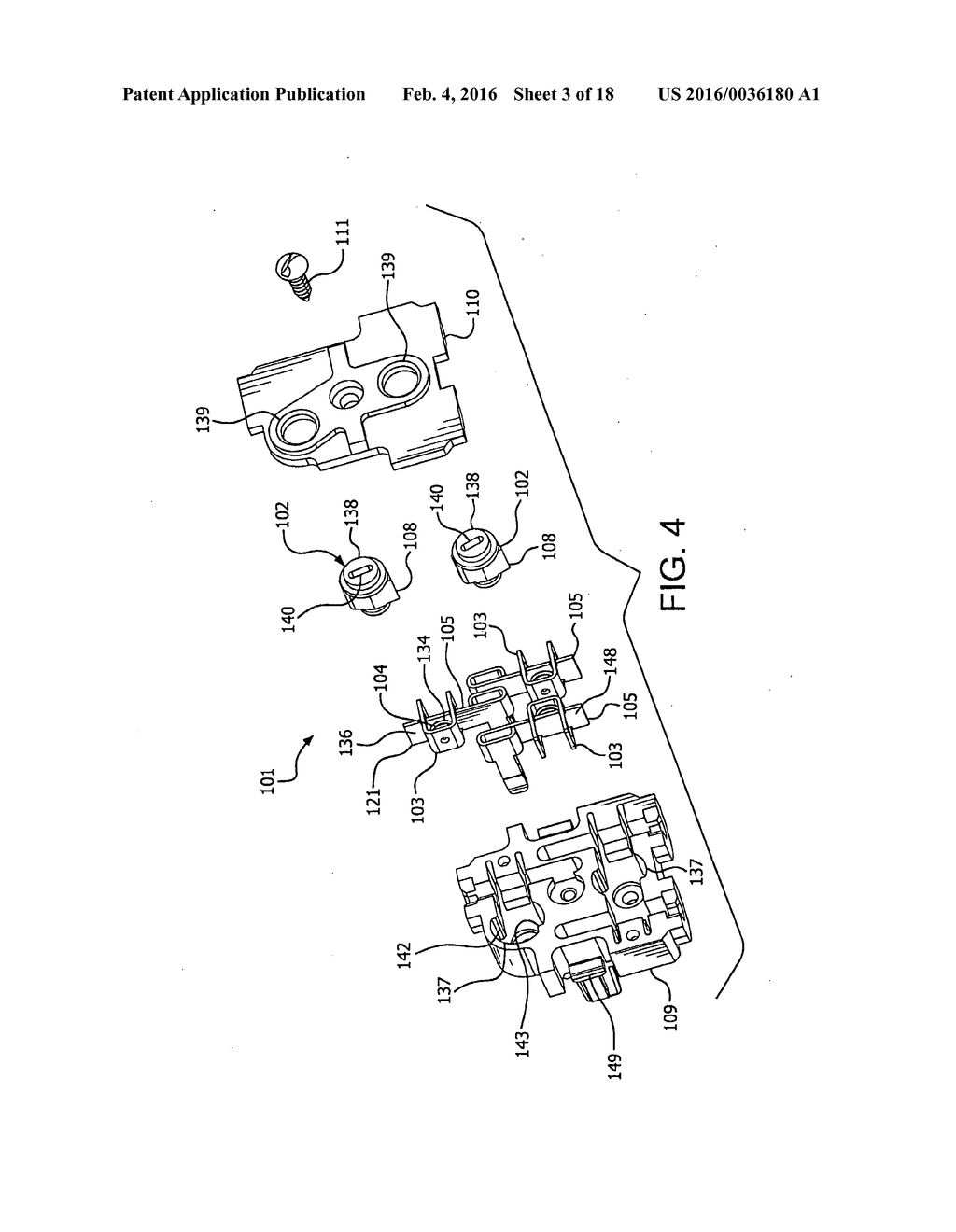 Push Wire Connector Having A Rotatable Release Member - diagram, schematic, and image 04