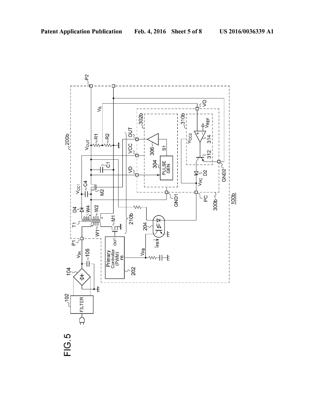 INSULATION-TYPE SYNCHRONOUS DC/DC CONVERTER - diagram, schematic, and image 06