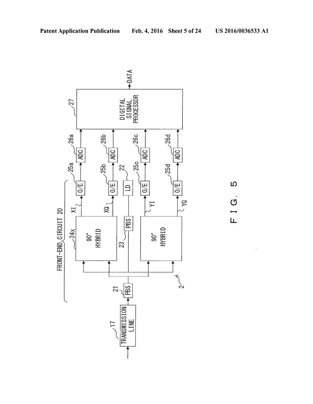 OPTICAL TRANSMITTER AND METHOD FOR CONTROLLING BIAS OF OPTICAL MODULATOR - diagram, schematic, and image 06