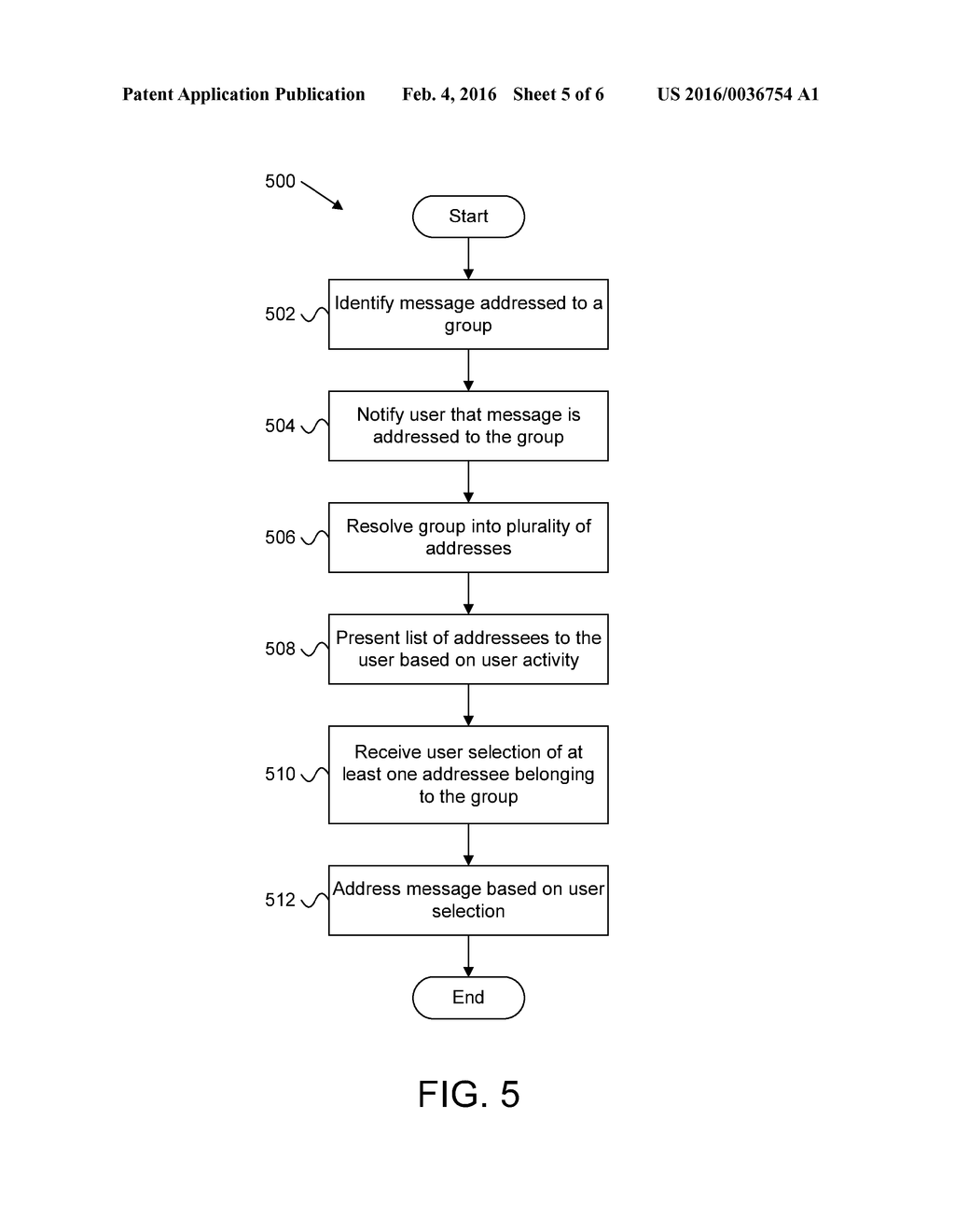 METHOD TO REFINE ADDRESSEES IN A GROUP ENVIRONMENT - diagram, schematic, and image 06