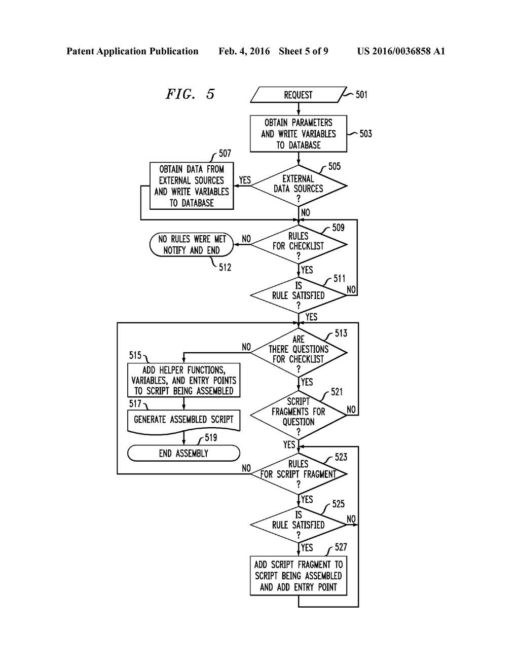 SERVER VALIDATION WITH DYNAMIC ASSEMBLY OF SCRIPTS - diagram, schematic, and image 06