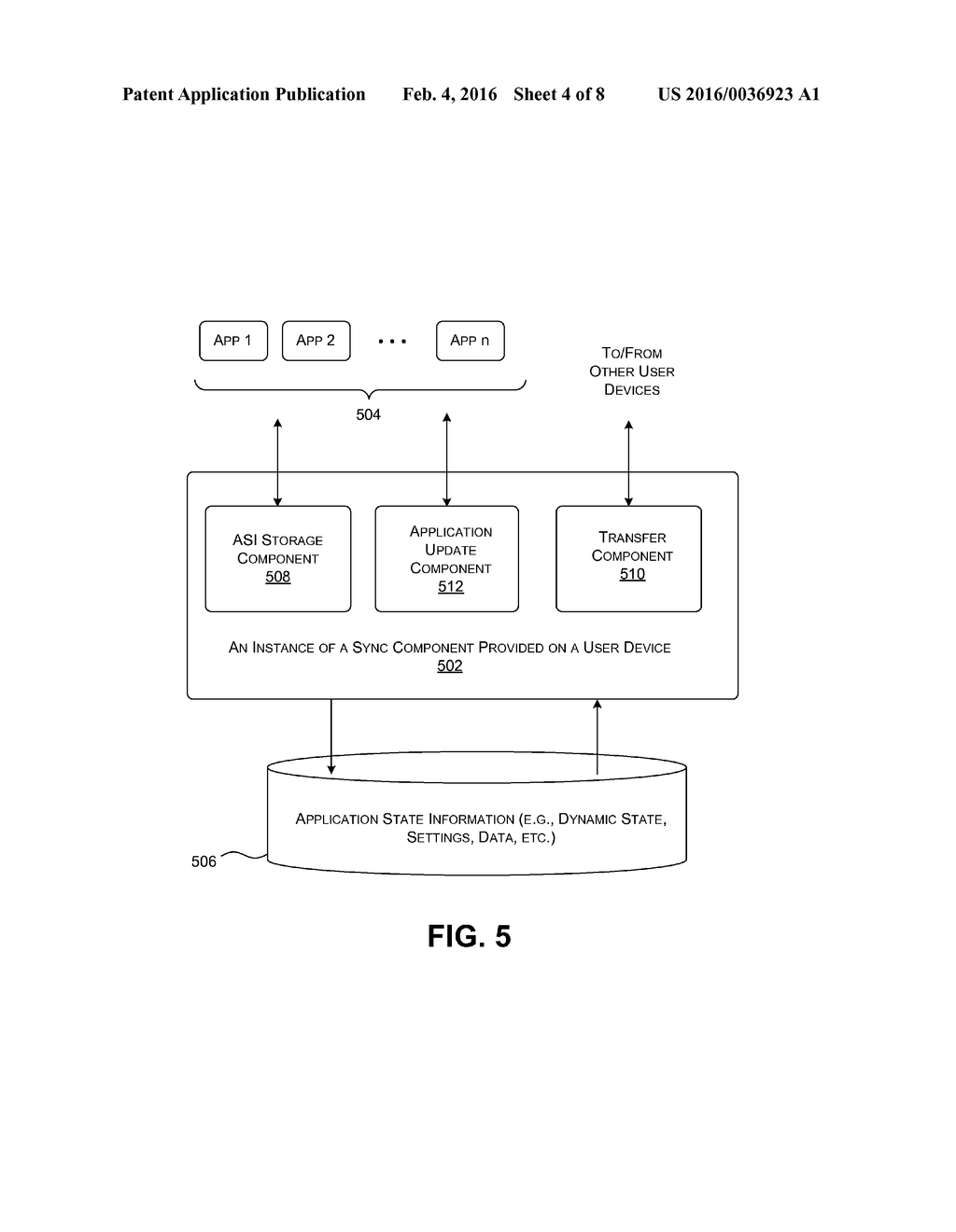 Efficient Migration of Application State Information - diagram, schematic, and image 05